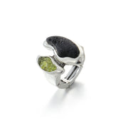 Anillo elastico olivina y lava